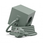 Square 1 Grenuttag Dual USB-C 30W & Magnet 3m Oak Green Square 1 Grenuttag Dual USB-C 30W & Magnet 3m Oak Green