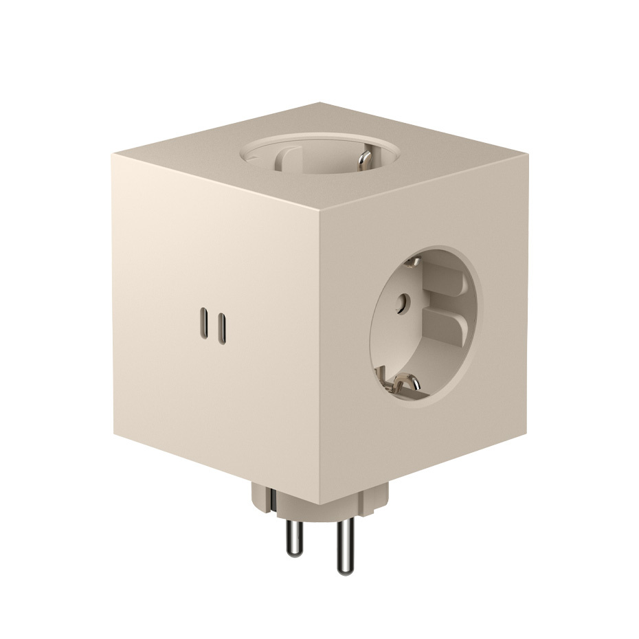 Avolt Square 2 Grenuttag Dual USB-C 30W Nomad Sand