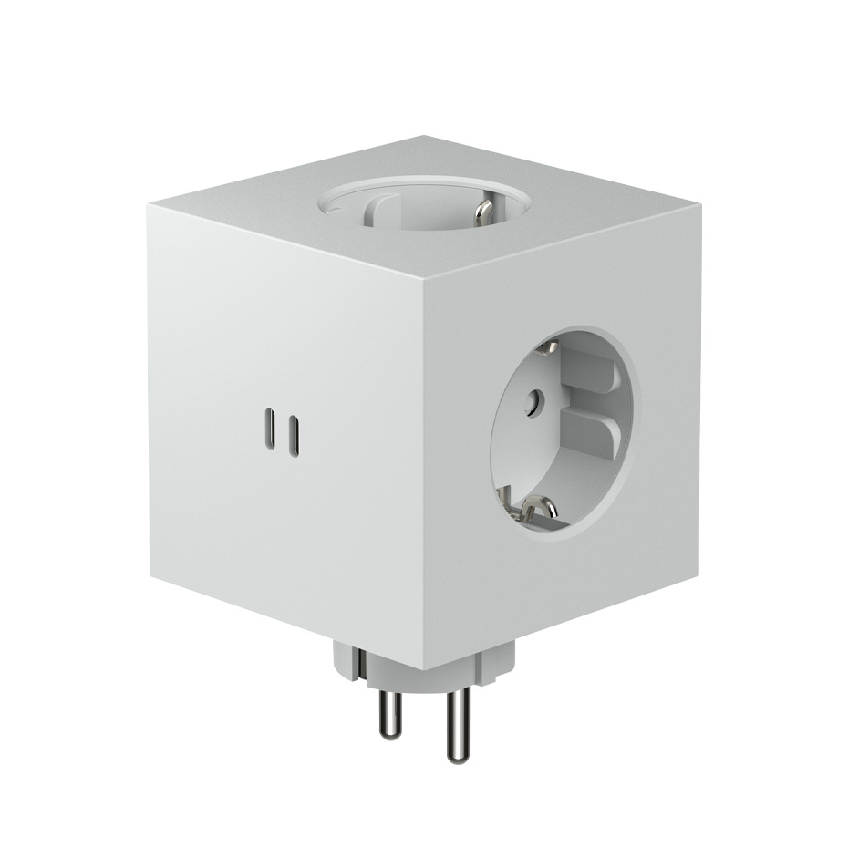 Avolt Square 2 Grenuttag Dual USB-C 30W Gotland Grey