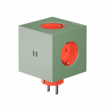 Square 2 Grenuttag Dual USB-C 30W Bauhaus-Archiv Edition Gecko Bloom Square 2 Grenuttag Dual USB-C 30W Bauhaus-Archiv Edition Gecko Bloom