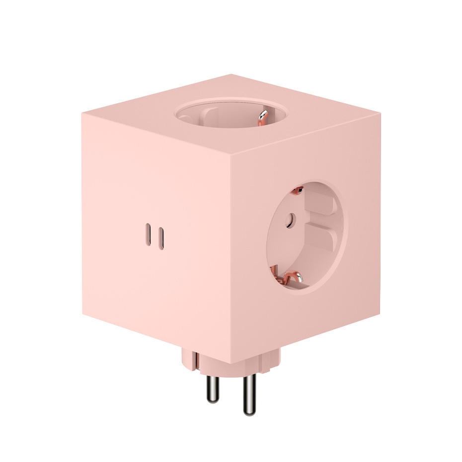 Avolt Square 2 Grenuttag Dual USB-C 30W New Pink