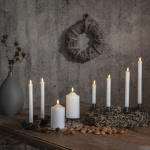 Flamme LED Antikljus 15cm Vit 2-Pack Flamme LED Antikljus 15cm Vit 2-Pack