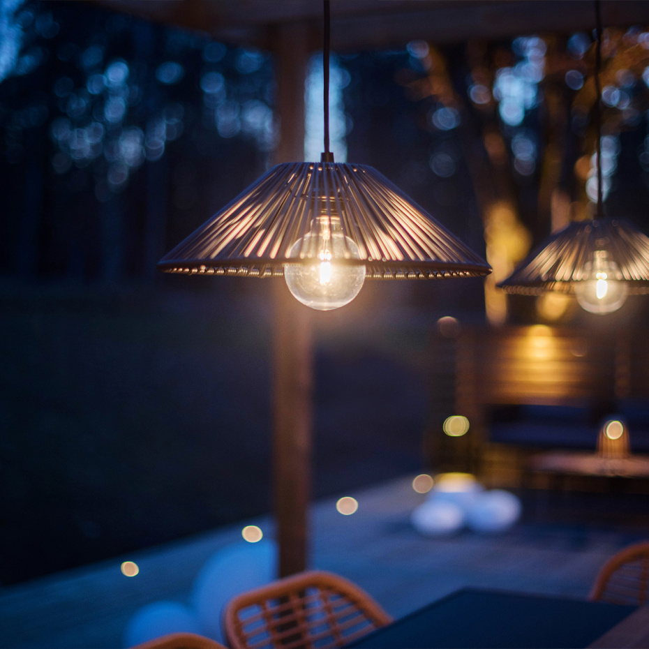 Vide Lampskärm Ø38cm Svart