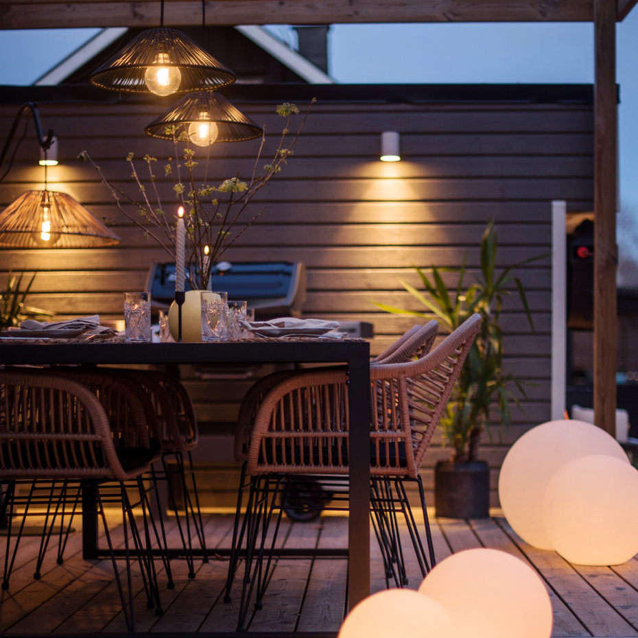 Vide Lampskärm Ø38cm Svart