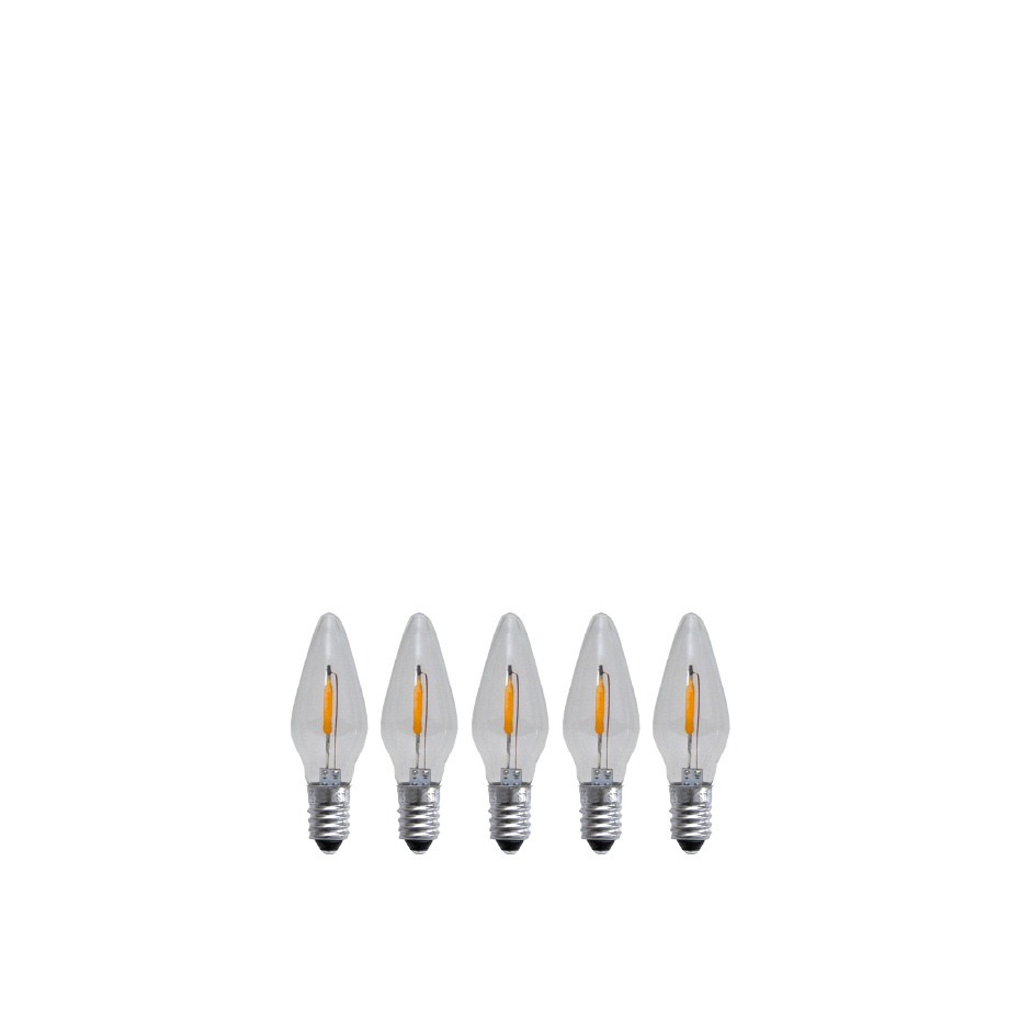 Reservlampa LED 3-Steg Dim 0,5W 14-55V E10 5-Pack