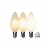 Opaque Filament 3-Step Memory LED Kron 4W (=34W) E14 Opaque Filament 3-Step Memory LED Kron 4W (=34W) E14