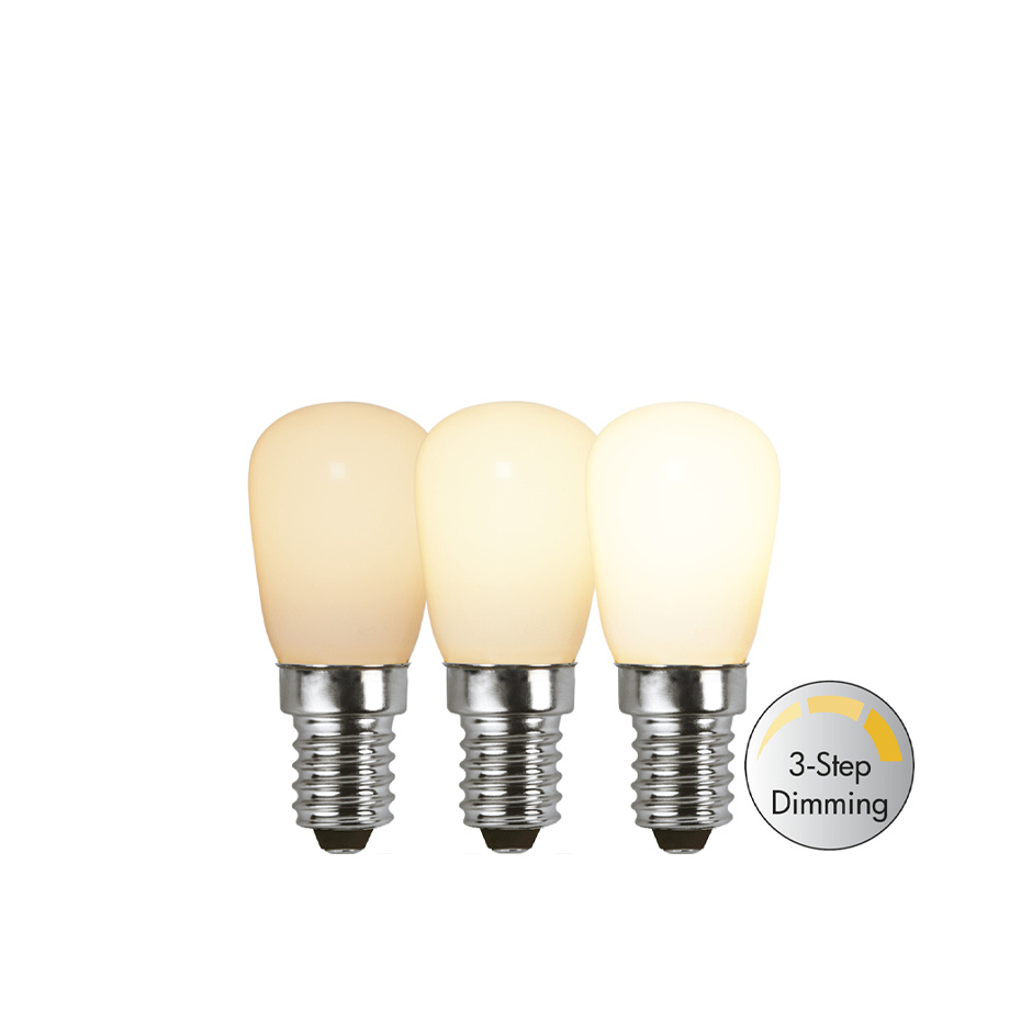 Opaque Filament 3-Step LED Päron 2W (=16W) E14