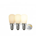 Opaque Filament 3-Step LED Päron 2W (=16W) E14 Opaque Filament 3-Step LED Päron 2W (=16W) E14