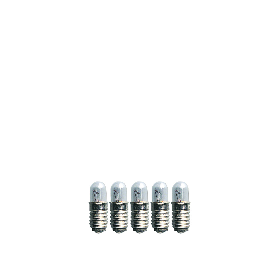 Reservlampa 0,6W 12V E5 5-Pack