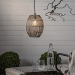 Lampupphäng Utomhus E27 2,5m Svart Lampupphäng Utomhus E27 2,5m Svart