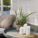 Lampupphäng Utomhus E27 5m Vit Lampupphäng Utomhus E27 5m Vit