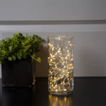 Dew Drop LED Ljusslinga 100 Ljus Silver Dew Drop LED Ljusslinga 100 Ljus Silver