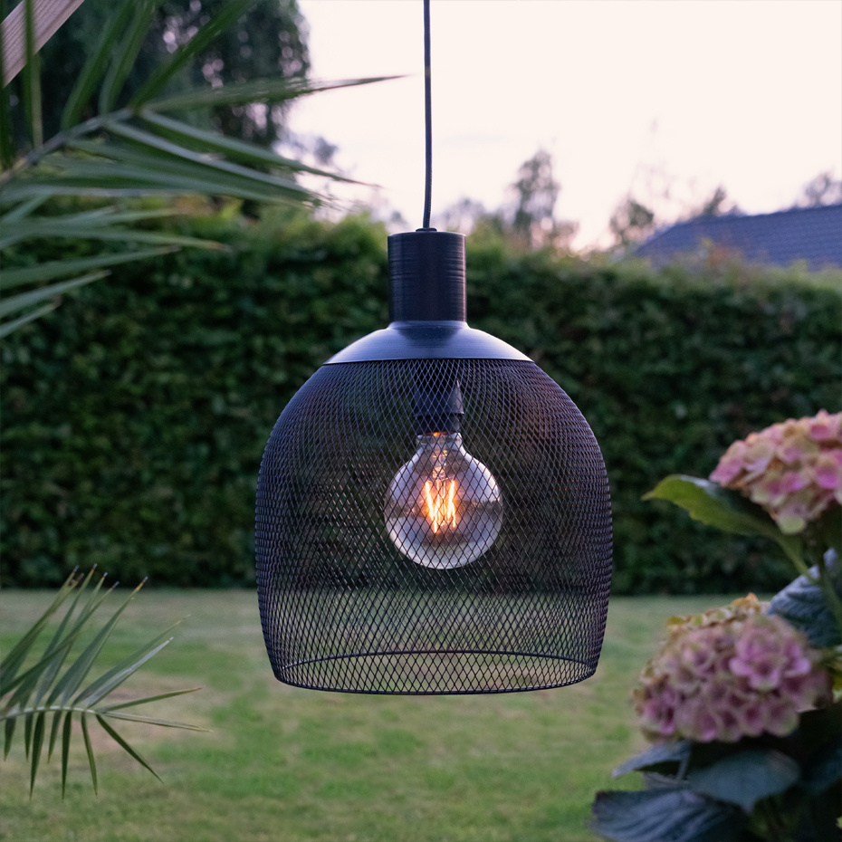 Sunlight Solcellslampa Ø29cm Svart