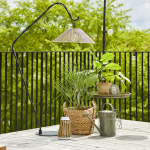 Catania Solcellslampa Vit/Trä Catania Solcellslampa Vit/Trä