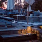 Catania Solcellslampa Vit/Trä Catania Solcellslampa Vit/Trä