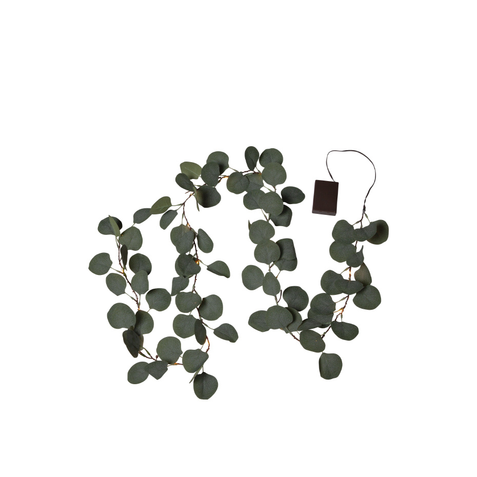 Star Trading Girland Eucalyptus LED Ljusslinga 20 Ljus Grön