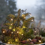 Akku LED Ljusslinga 80 Ljus Svart Akku LED Ljusslinga 80 Ljus Svart