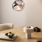 Stone Portable LED Bordslampa Silver Stone Portable LED Bordslampa Silver