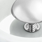 Stone Portable LED Bordslampa Silver Stone Portable LED Bordslampa Silver