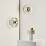 Stone LED Vägglampa Gold IP44 Stone LED Vägglampa Gold IP44