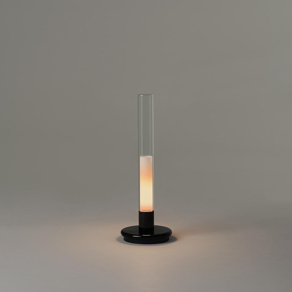 Sylvestrina Bordslampa 7-14h Glossy Black