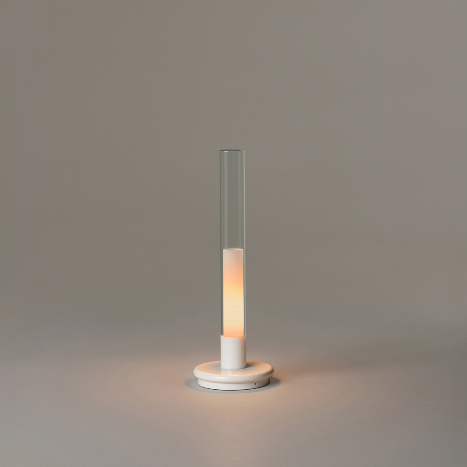 Sylvestrina Bordslampa 7-14h Glossy White