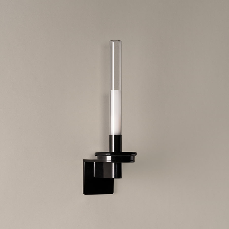 Sylvestrina Vägglampa Glossy Black