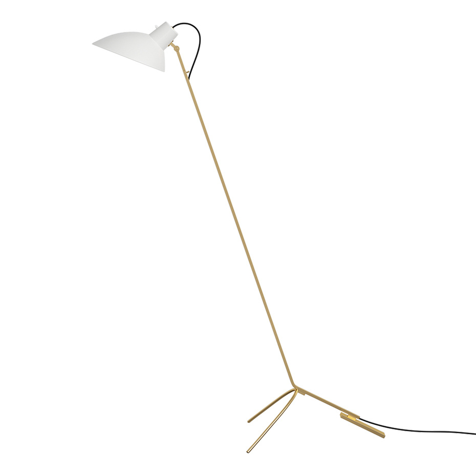 VV Cinquanta Golvlampa Brass/White