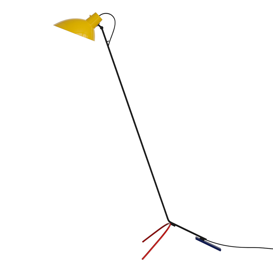 VV Cinquanta Golvlampa Mondrian/Yellow