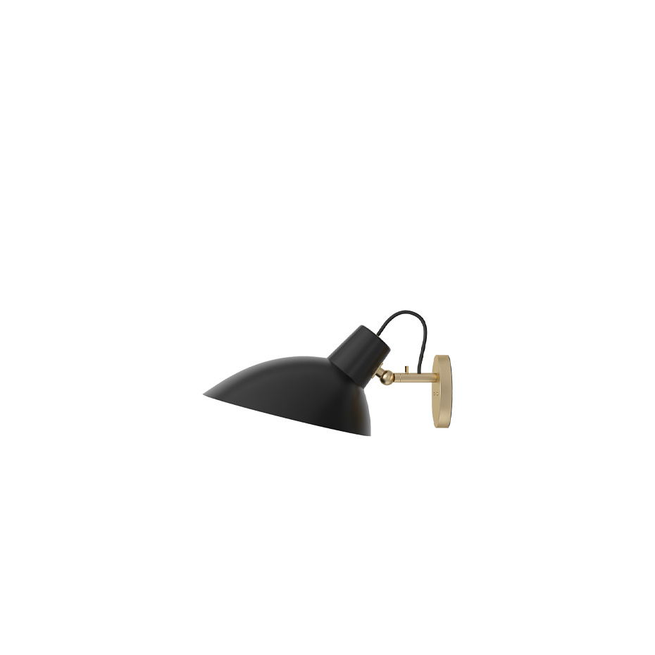 VV Cinquanta Vägglampa Brass/Black