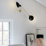 VV Cinquanta Twin Vägglampa Brass/Black VV Cinquanta Twin Vägglampa Brass/Black