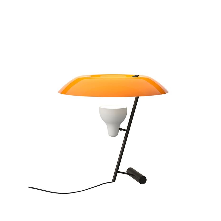 Model 548 Bordslampa Dark Burnished Brass/Orange
