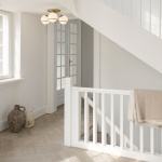 Model 2042/3 Taklampa Opal Glass/Black Model 2042/3 Taklampa Opal Glass/Black