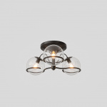 Model 2042/3 Taklampa Transparent Glass/Black Model 2042/3 Taklampa Transparent Glass/Black