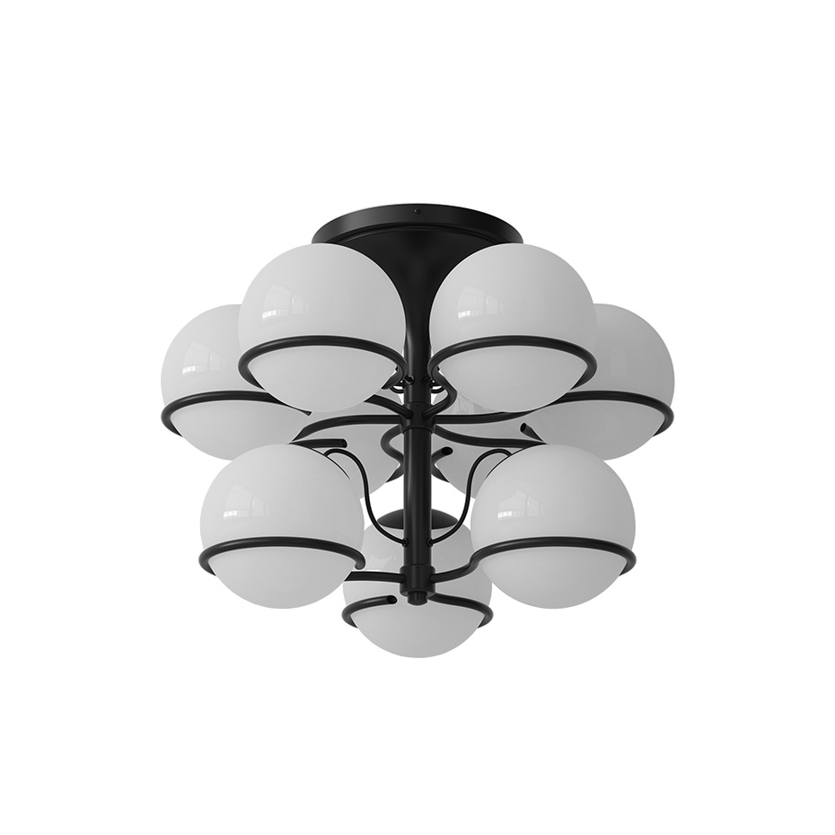 Model 2042/9 Taklampa Opal Glass/Black