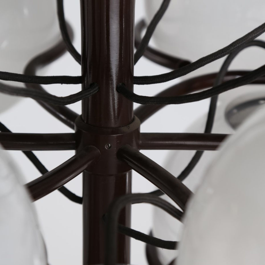 Model 2042/9 Taklampa Opal Glass/Black