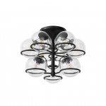 Model 2042/9 Taklampa Transparent Glass/Black Model 2042/9 Taklampa Transparent Glass/Black