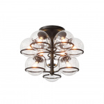 Model 2042/9 Taklampa Transparent Glass/Black Model 2042/9 Taklampa Transparent Glass/Black