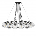 Model 2109/16/20 Ljuskrona Transparent Glass/Black Model 2109/16/20 Ljuskrona Transparent Glass/Black