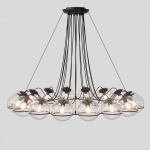 Model 2109/16/20 Ljuskrona Transparent Glass/Black Model 2109/16/20 Ljuskrona Transparent Glass/Black