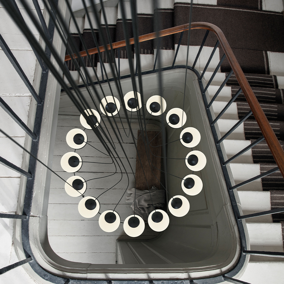 Model 2109/16/14 Ljuskrona Opal Glass/Champagne