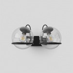 Model 238/2 Vgglampa Transparent Glass/Black
