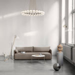 Model 237/1 Vägglampa Opal Glass/Black Model 237/1 Vägglampa Opal Glass/Black