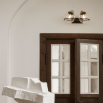 Model 237/2 Vägglampa Transparent Glass/Black Model 237/2 Vägglampa Transparent Glass/Black