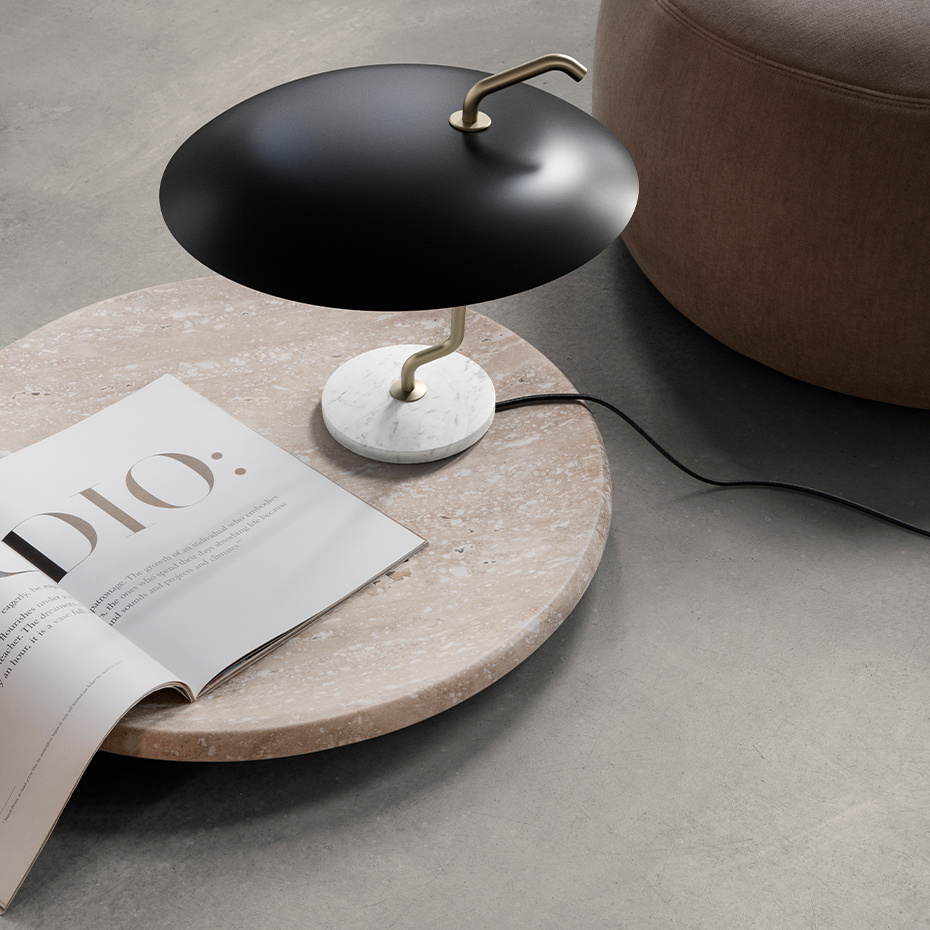 Model 537 Bordslampa Black/Black