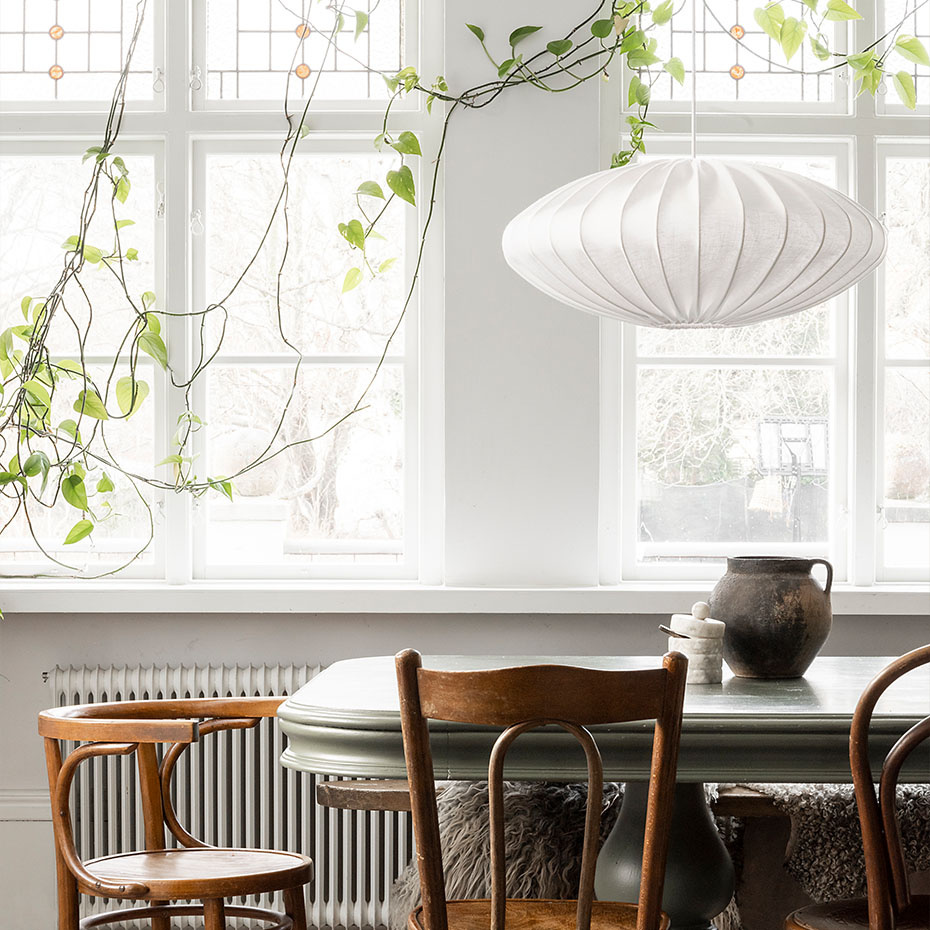 Ellipse 65 Pendel Linne Vit