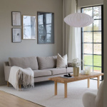 Ellipse 80 Pendel Linne Vit Ellipse 80 Pendel Linne Vit