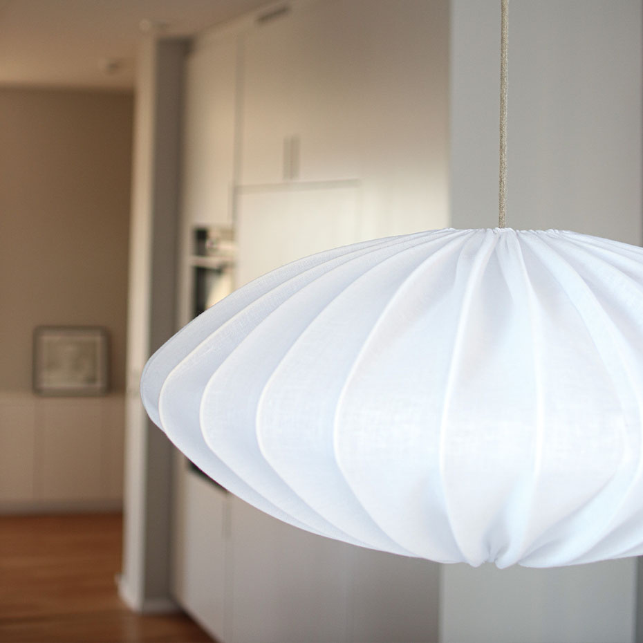 Ellipse 80 Pendel Linne Vit