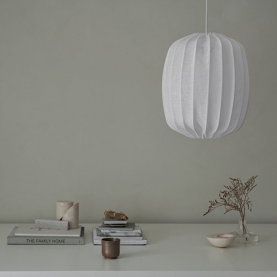 Prisma 35 Pendel Linne Vit