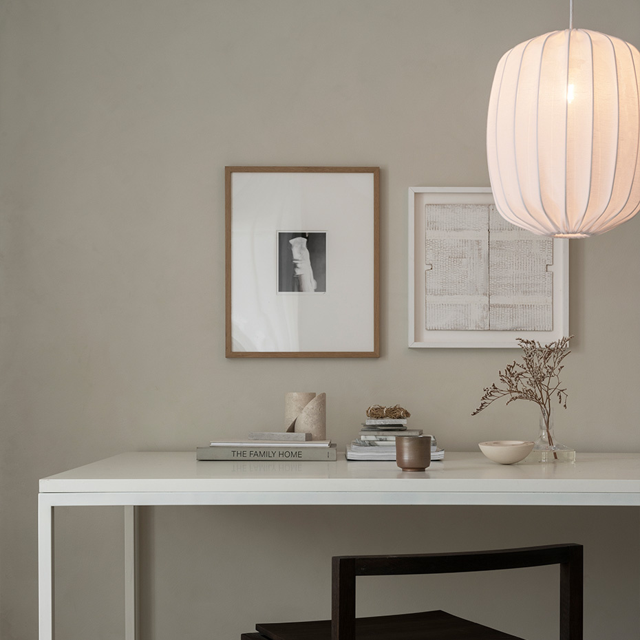 Prisma 35 Pendel Linne Vit